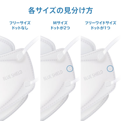 【30枚入】ブルーシールドマスク プロ Fタイプ 5層 抗菌 医療用クラス3 フリーサイズ